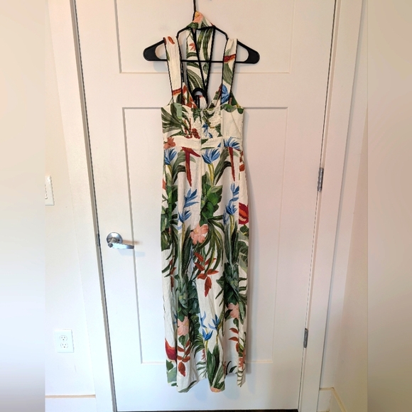NWT Farm Rio Midnight Macaw Jumpsuit - Picture 5 of 15